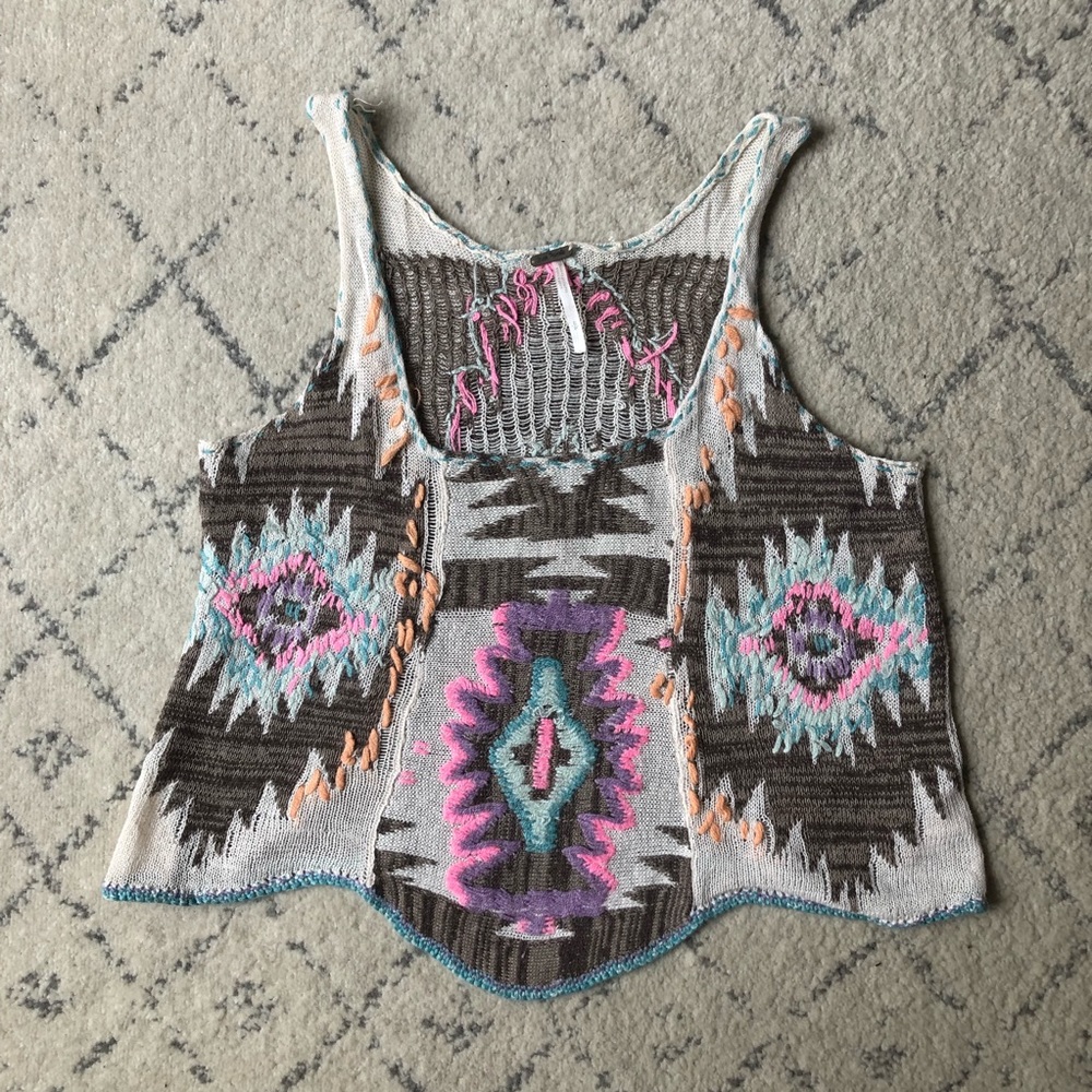 Free People Knit Crop Tank - Picture 1 of 2
